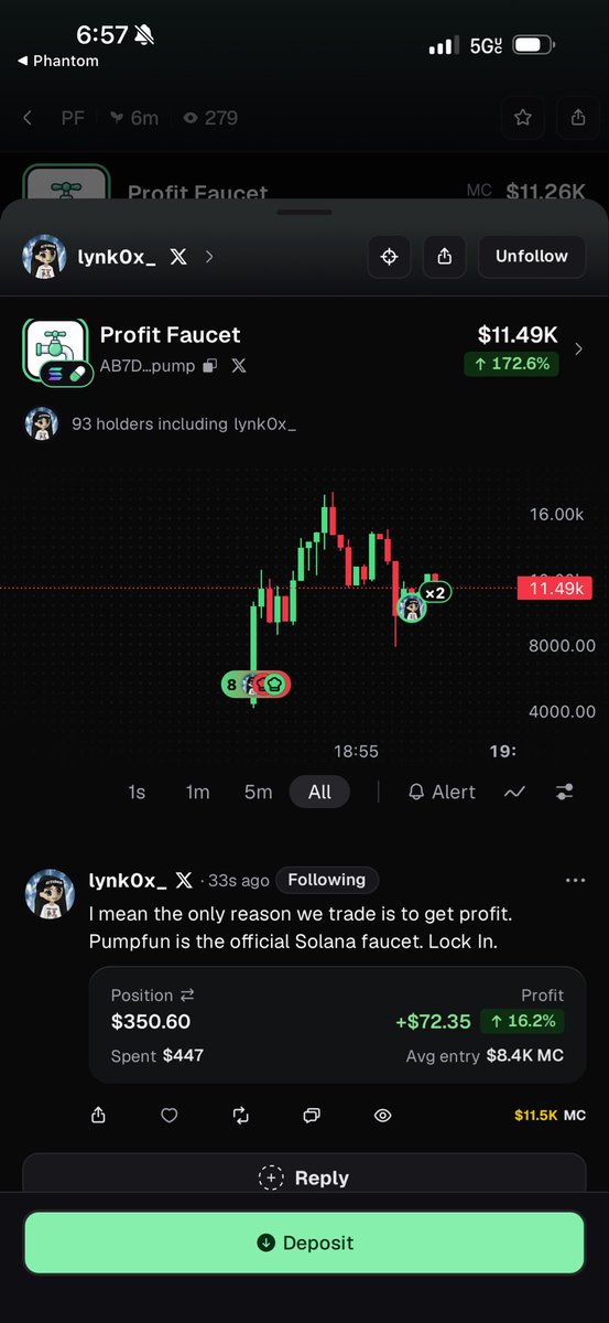 OGcryptojumper's tweet photo. This dude @lynk0x spams 10k shitters with the stupidest fucking narratives and can’t hold more than 30 seconds after posting to rug 🤣 fucking moron https://t.co/8Zv3f9KQn5