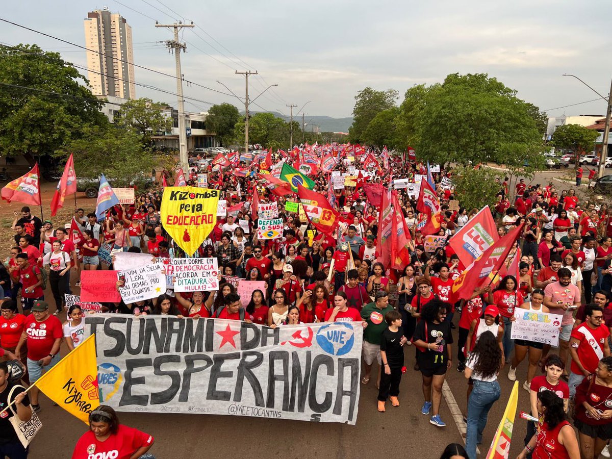 MidiaNINJA's tweet photo. Também teve gente nas ruas em Palmas, Tocantins! O Brasil inteiro quer virar o jogo

📸 @eduardoazevedo1 / Mídia NINJA https://t.co/myVcNCGe1B