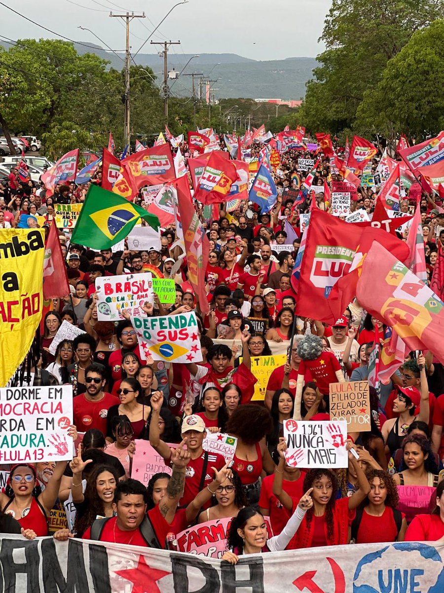 MidiaNINJA's tweet photo. Também teve gente nas ruas em Palmas, Tocantins! O Brasil inteiro quer virar o jogo

📸 @eduardoazevedo1 / Mídia NINJA https://t.co/myVcNCGe1B