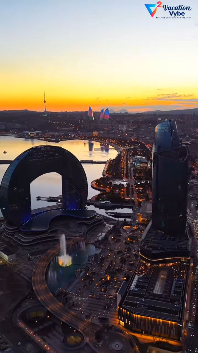 EdeltroPereira's tweet photo. Discover Baku, where futuristic landmarks, historic streets and unforgettable experiences meet. Explore Flame Towers, Baku Boulevard and the Old City. 4 nights from USD 292 per person, including hotel, breakfast, private tours and transfers. https://t.co/HwLyx4gJFw