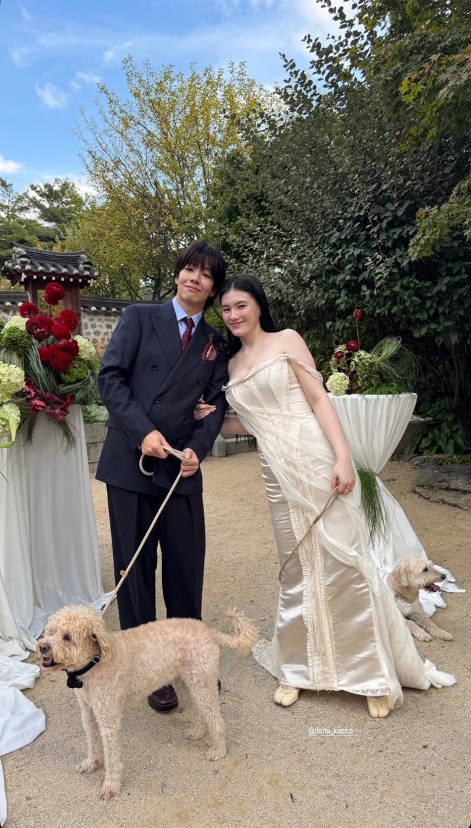 popbuzzz_'s tweet photo. Kim Yong-ji, a South Korean actress known for roles in Tale of the Nine Tailed as Ki Yu-ri and The King: Eternal Monarch, quietly married on October 11, 2026, surprising fans with no prior dating rumors or announcements.

The wedding took place at a traditional Korean hanok venue; she wore an ivory off-the-shoulder gown with a red bouquet, while her husband appeared in a dark suit. His identity and profession remain undisclosed publicly.