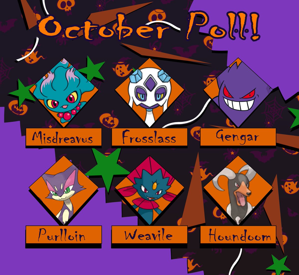 Someth1ngOA's tweet photo. October Pokepoll! Vote here: https://t.co/Kc2wXr2rVa https://t.co/H3ujhmV448
