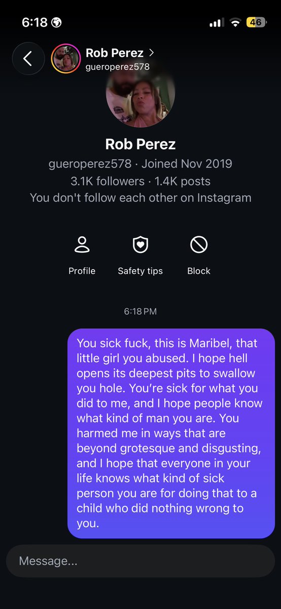 Ruivlzx's tweet photo. I FOUND THE SON OF A BITCH ON INSTAGRAM. MIND YOU, HE SEXUALLY ASSAULTED ME AND RAPED ME, AND HES A FUCKING COACH??? https://t.co/WzefuexAaG