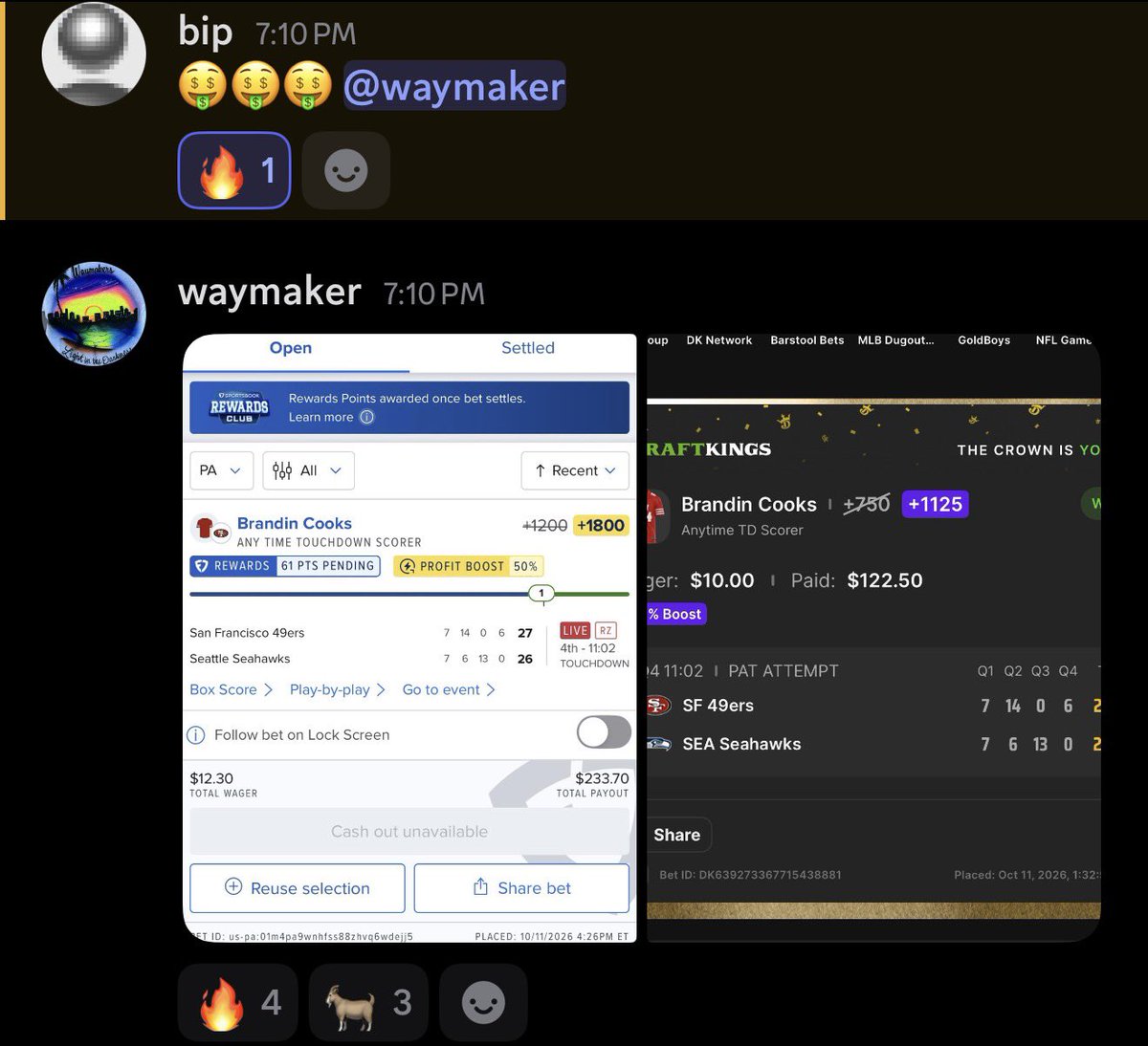 waymakerlil's tweet photo. Cooks gets 15th TD while 33y 16 days old
Kobe = 15,33,16 passed 6y 36m 6 days ago💥#Gematria #NFL #FTTB https://t.co/6bgukdgCiM