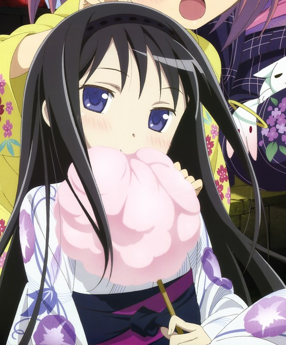 homuffinz's tweet photo. I feel a little nostalgic for the time Homura was drawn with more tsurime eyes (upturned eyes). https://t.co/bBCJPpjRel