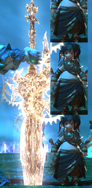 inaniros's tweet photo. today in uwu static we found out our drk's sword is roughly 3x the size of our ast (if we take into account the part of the sword that's in the ground) https://t.co/WiXXanz84a