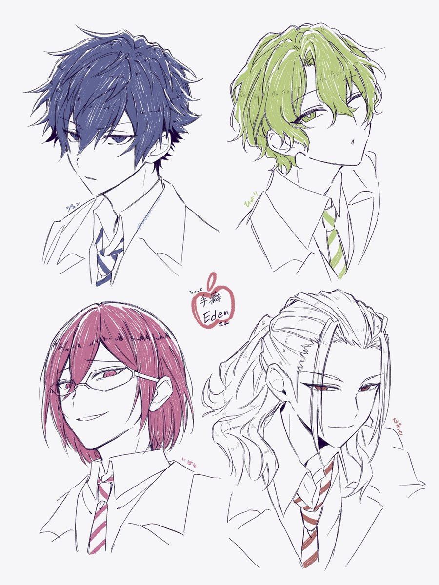oNemu_uwu's tweet photo. 🍎らくがき https://t.co/CeRqQHt4Rw