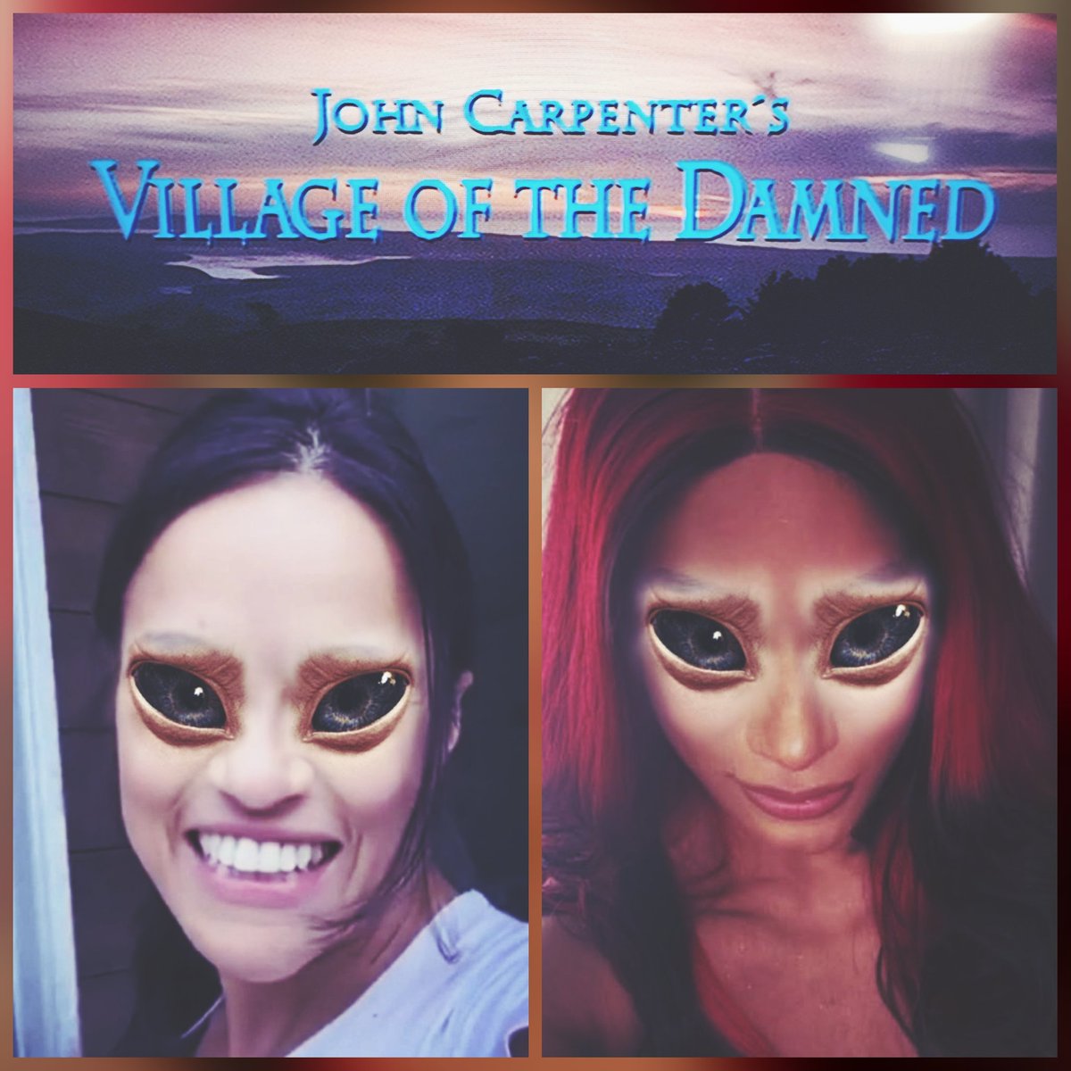 theloveguru619's tweet photo. Evening #HorrorMovie #JohnCarpenters #VillageOfTheDamned #HorrorFamily  #HorrorFan #HorrorNation #HorrorLover #CEO #MercedesVarnado #MercedesMoné #BigDMoné #MonéCorp #MonéKrew #MercedesKrew #MichelleRodriguez #mrodarmy #mrodfamily MWO #Horror4Life #Loyal 😊😍🤑💰👽👿☠️👺💚🩶🧡 https://t.co/pUYuAJJpdQ