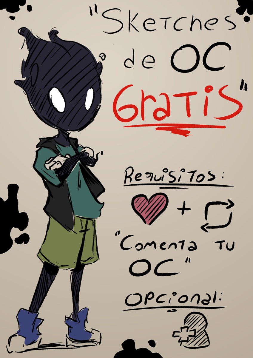 Shoru_ink's tweet photo. en pos de hacer crecer la cuenta y generar moots, voy a regalar sketches de sus Oc!! vale todo EXCEPTO NSFW 
#art #artmoots #originalcharacterart #dibujo #smallaccount https://t.co/VY93wrHYq6