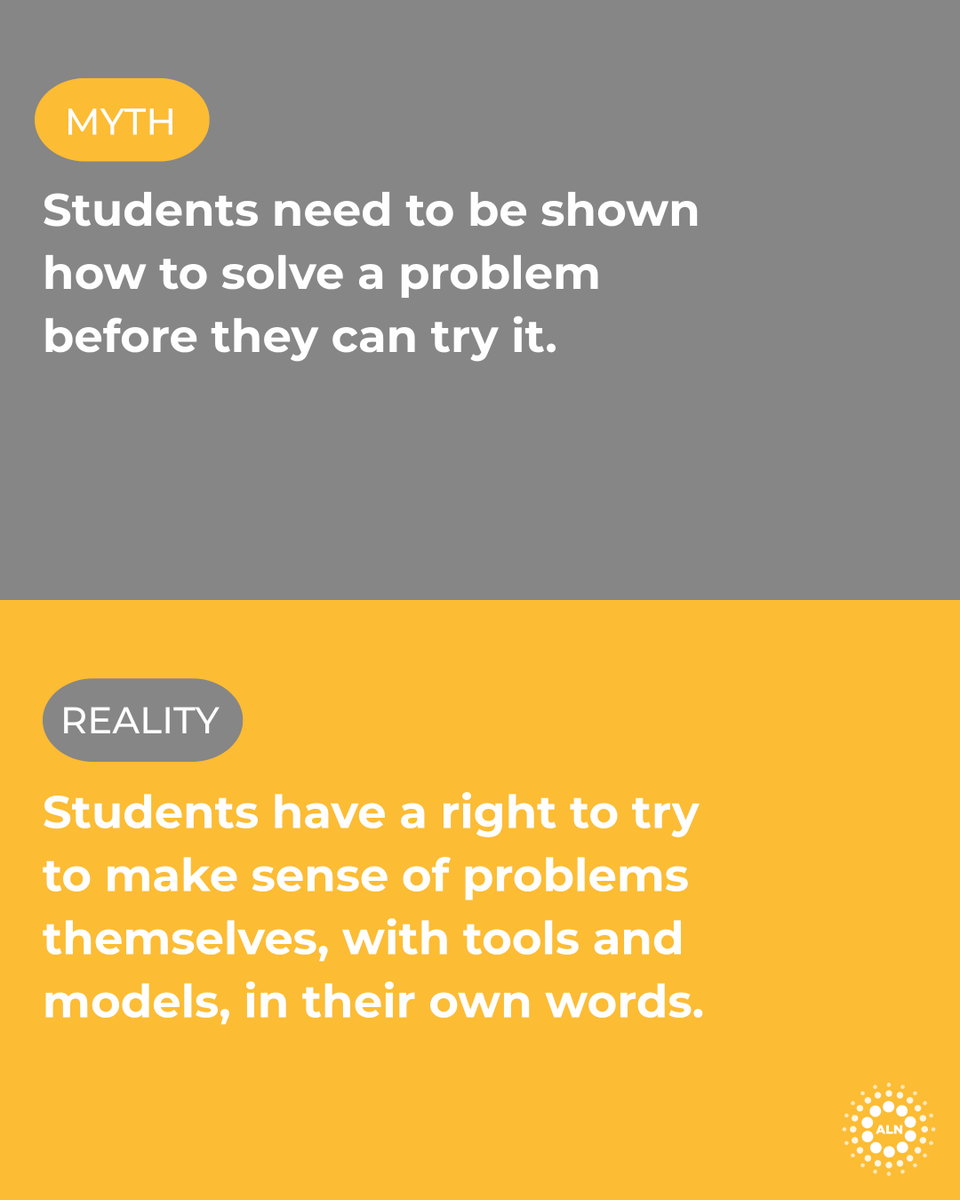 AllLearnersMath's tweet photo. Students deserve more than waiting to be told how. Carly Epstein explores the Standards for Mathematical Practice as student rights in math class.
Read the full post: https://t.co/w9hjnQEBEY
#EdBlog #MathEducation #ALN #AllLearnersNetwork https://t.co/ZBZIryGFpX