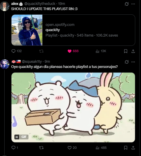 quackgiddy's tweet photo. QUACKITY MADE A QSMP QUACKITY CUBITO PLAYLIST OMG 
https://t.co/Y1IM10CZXf https://t.co/F0xFgrb53q