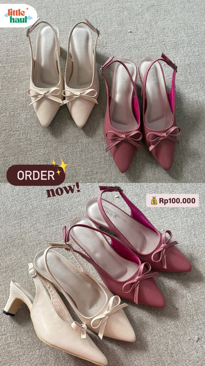 littlehaul's tweet photo. ✨ HEELS COLLECTION ✨

Kitten heels for size 37-40 that goes with every outfit 🤍

• elegant &amp; comfy • ready to ship 📦

DM us for size, details &amp; availability 👀 https://t.co/FmcJLvLPXY