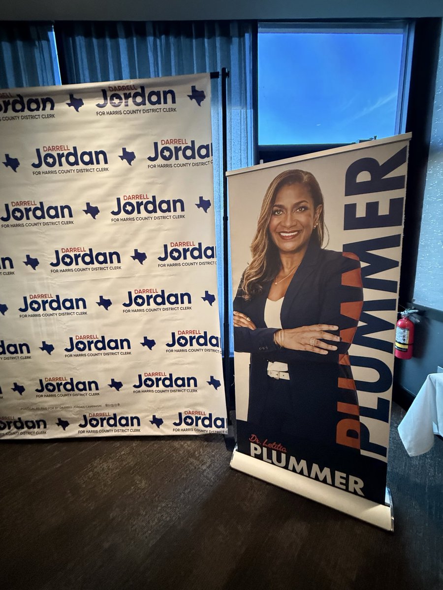 RodneyEllis's tweet photo. Proud to support Dr. Letitia Plummer for County Judge and Darrell Jordan for District Clerk at a reception hosted by Yousof Allam and Wisam Nahhas. Abbott wants Harris County red, and outside billionaires are ready to spend millions. Our answer: ORGANIZE, MOBILIZE & VOTE! 🗳️ #GOTV
