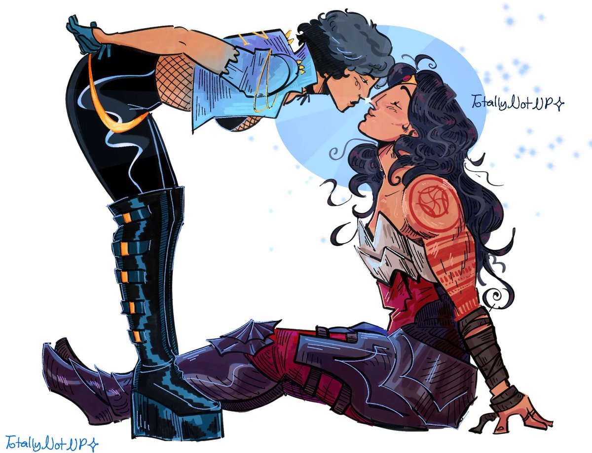 WonderWomansDCU's tweet photo. Absolute Wonder Woman x Zatanna by @totallynotnp https://t.co/q31Wn7UP6M