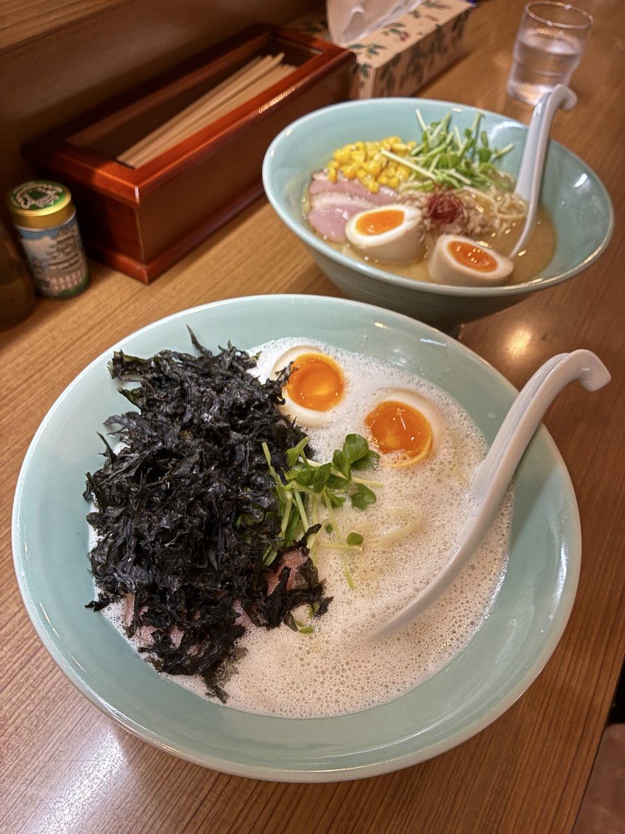 ex51103's tweet photo. 麺州竹中からのミユキドウさん🍜🍰
ハナちゃん、トリミングちゅう🐶🛁 https://t.co/1umbZPmOyK