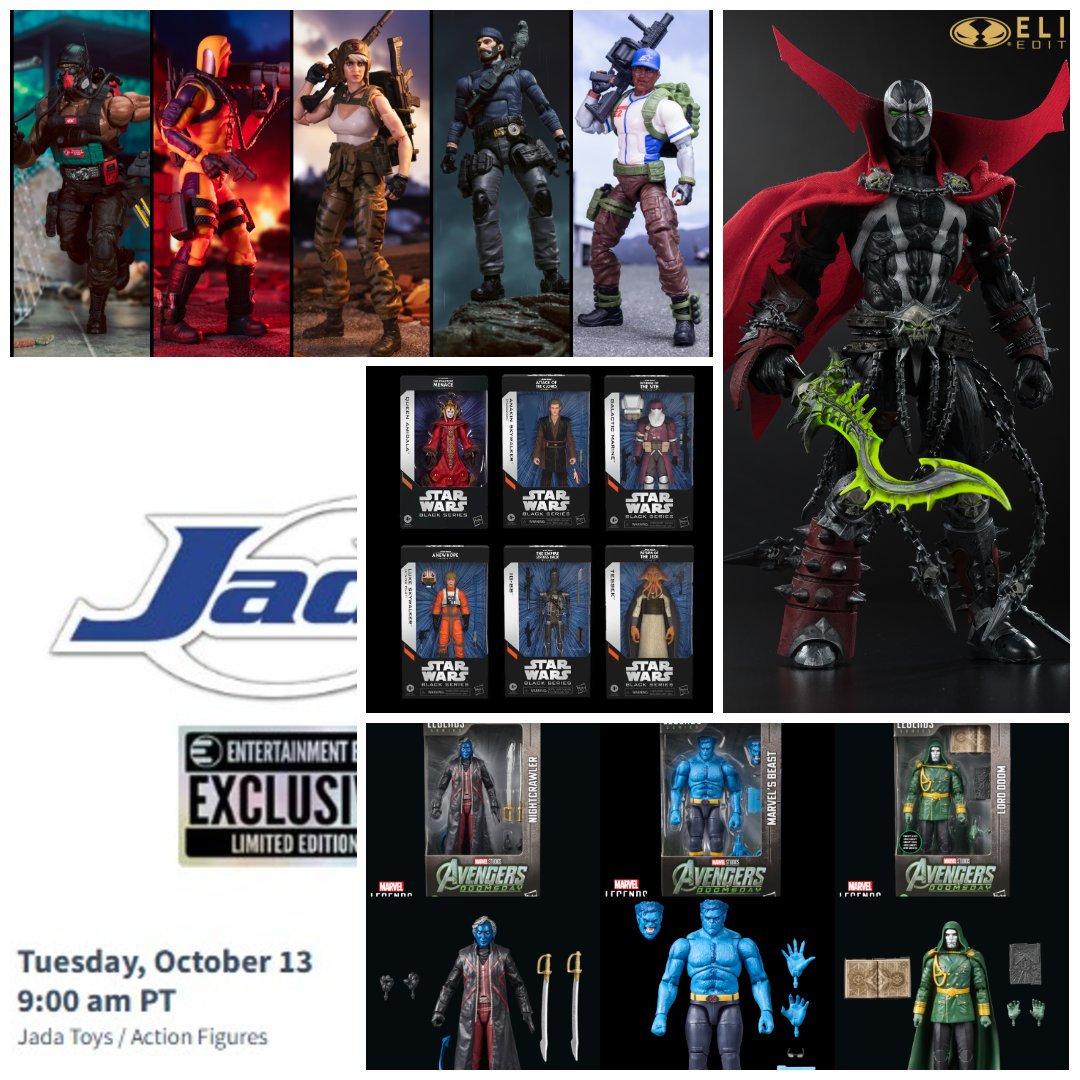 FLYGUY's tweet photo. Jeezuz, don't tell your credit card, but all of these pre-orders are this week...

(And some likely Transformers, Mezco, Imports and more TBA). 

We've maded posts for all, but will post again at go-live.

🗓️Mon-Spawn
🗓️Tue-GI JOE/Jada
🗓️Wed-Marvel
🗓️Thur-Star Wars https://t.co/cn0yMgMm23