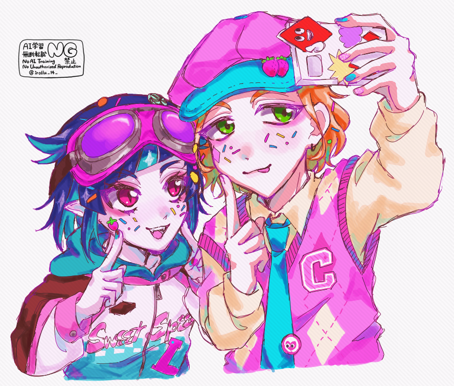 irollu_14_'s tweet photo. 絵ちゃで描いたｽｳｨｰﾄｱﾊﾞﾀｰ🦇♦️
#twstファンアート https://t.co/r8ICCpWXl6
