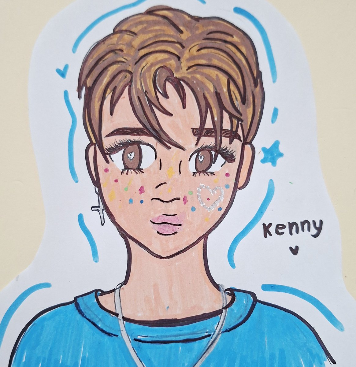 jvjnjys's tweet photo. Yo también quise ser parte de #KENNETHBIRTHDAYWEEK #KennethBirthdayWeek
Notese que no se dibujar pero trate de hacer algo lindo para kenny 💗
#ArtForKenneth https://t.co/ms5G2ADYSw