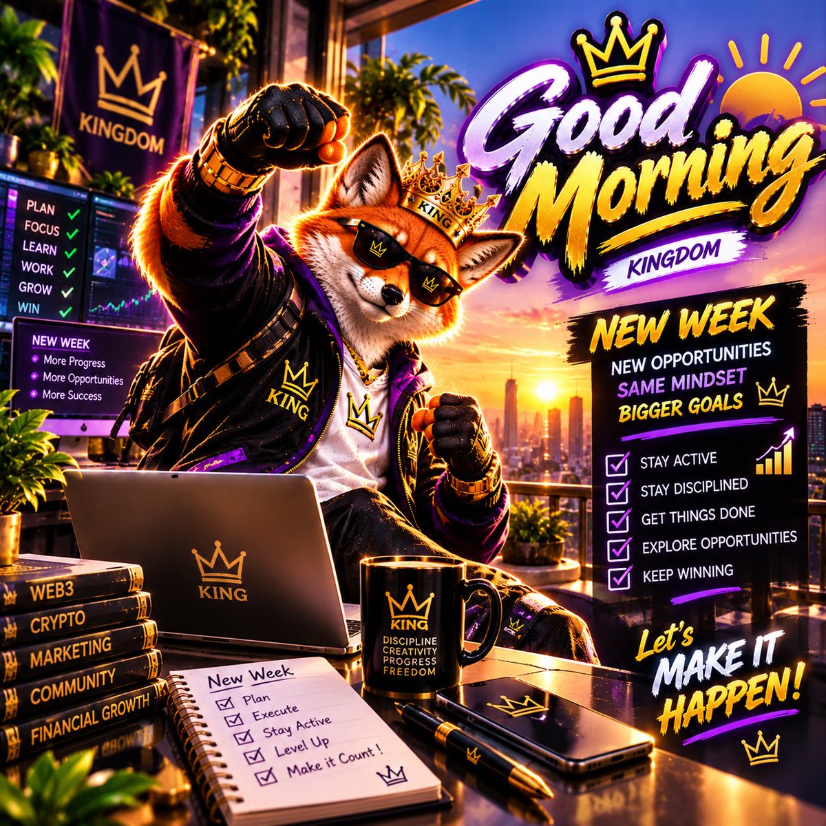_iamKING_001's tweet photo. Gm Gm guys

This week without a doubt we will be making the bag, join the  TG on my bio let’s get this BAG!!!! https://t.co/Cor6MFHJ6o