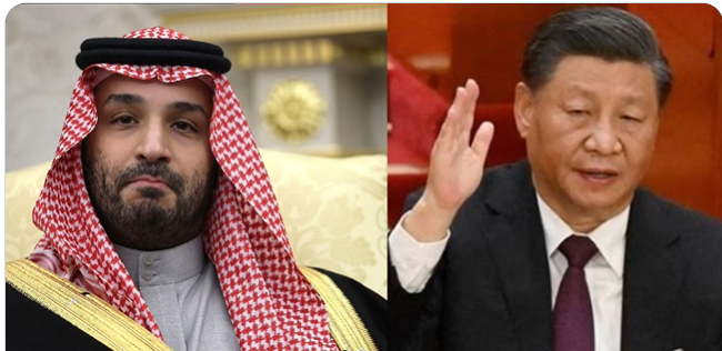 Lisha_jing's tweet photo. MBS confronts Xi over Chinese supply chains allegedly feeding advanced missile parts to the Houthis hitting Saudi borders.
 Xi denies direct Beijing involvement.
 Saudi threatens permanent cut of energy access and strategic projects if it continues. https://t.co/4nJtRfHZxc