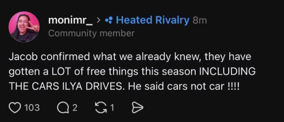 hollsrzanov's tweet photo. he may be sad but he’s got multiple cars and a bad bitch on his arm so https://t.co/kfyPI3op5h