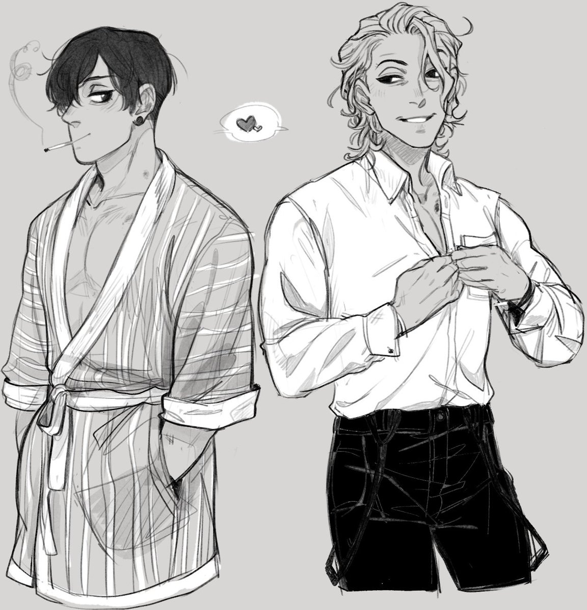 Emsufferable's tweet photo. Befores and afters azsb #kagurabachi https://t.co/w1GZFUL6Gd