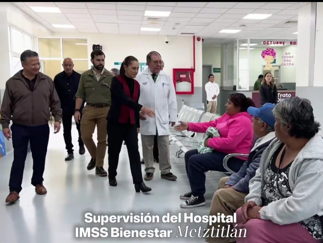 rling01's tweet photo. Estimados derechohabientes del IMSS Bienestar Metztitlán (Hidalgo).

Saquen fotos reales de cómo están saturadas las instalaciones de su clínica para desmentir el montaje de @Claudiashein.

¿Cuando fue la última vez que vieron 8 asientos libres? ¿O la clínica tan vacía? https://t.co/55clEcllqV