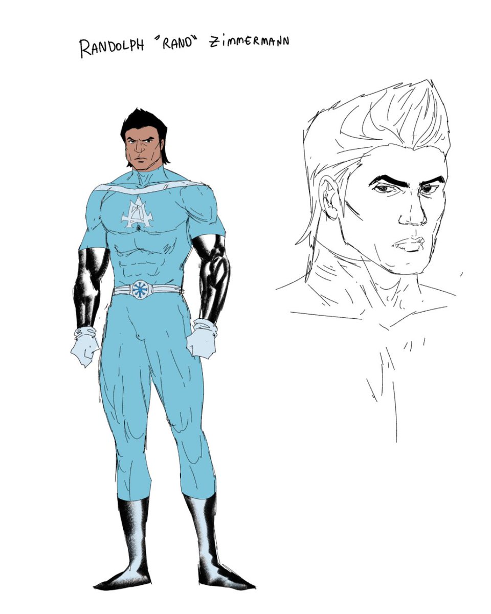 explodypan's tweet photo. A look at a couple character designs from Peculiar! These ones of the Surge, Esme Kanter and the Arctic, Rand Zimmermann.

Art by Marcelo Santana

#peculiarcomic #indiecomics https://t.co/64ybdANAIT