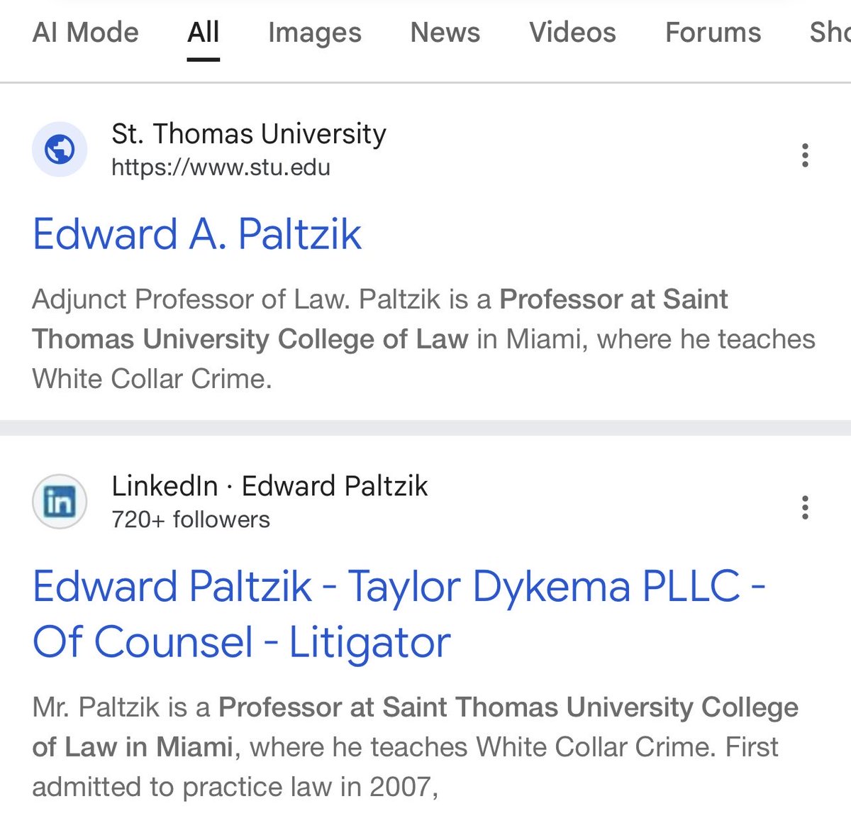 TaraMunson's tweet photo. The lone juror (Michael #Desronvil) that caused the mistrial was a gvt plant. The juror &amp;#Trump use the same #Florida lawyer (Edward Paltzik-teaches “white collar crime”)Michael was illegally placed on the jury to control the trial’s outcome. Has he ever lived in #Massachusetts? https://t.co/WZ3G3hDX0V