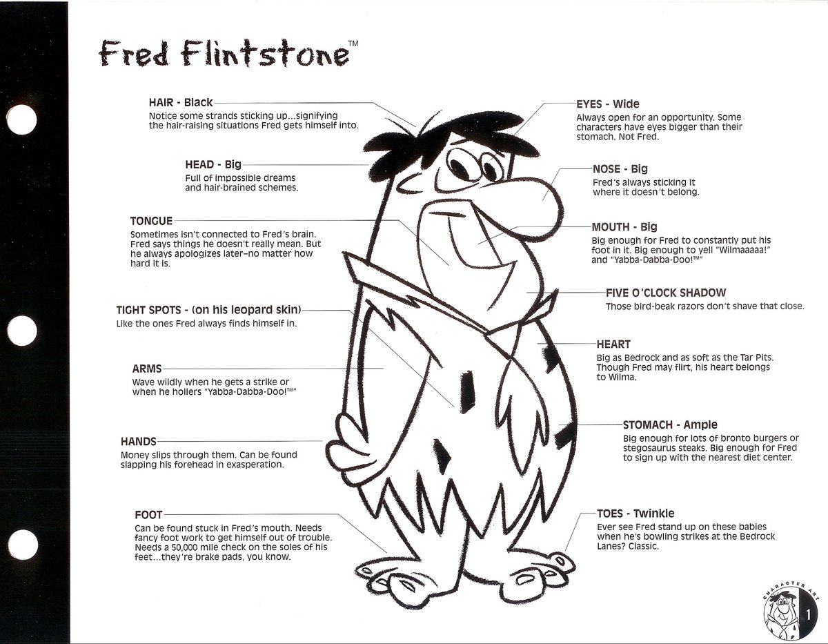 HBScreencaps's tweet photo. Craig Kellman's Flintstones Style Guide https://t.co/hJmbEXsIbA