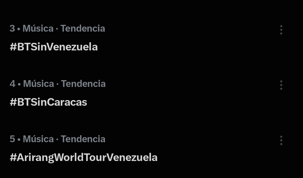 maybehoIic's tweet photo. SIGAN ASÍ ARMYS DE MIERDA

#BTSinCaracas #BTSinVenezuela #ArirangWorldTourVenezuela https://t.co/LeNTAPmmp4