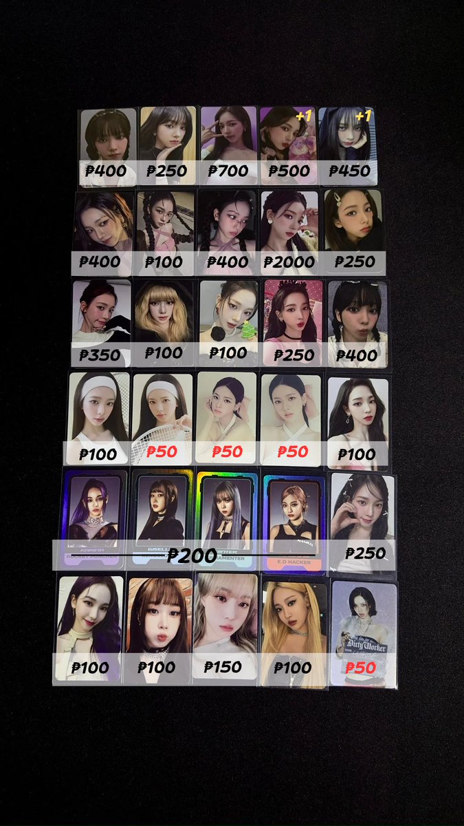 MiouriCartz's tweet photo. wts aespa pc ph

aespa photocard pcs

─ steal basis
─ onhand &amp; in good condition
─ x sensi, rush and impatient 
─ 2 months dp w/ nrdp 30%

vendo aespa  에스파 포카 양도 공방포카 닝닝 aespa photocards set
#ตลาดนัดaespa #ตลาดนัดเอสป้า venda aespa https://t.co/0YsBhNAS3m