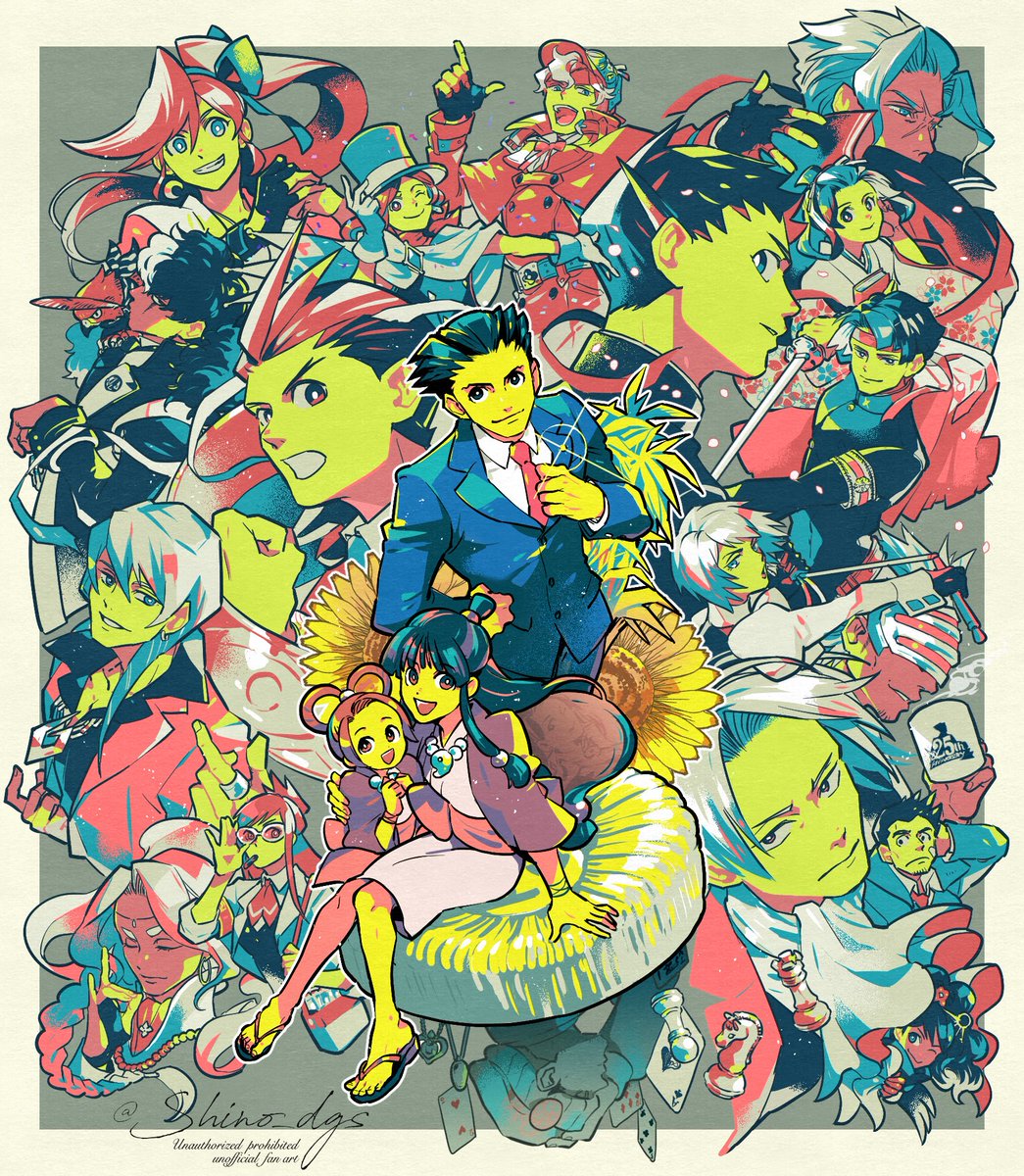 shino_dgs's tweet photo. 逆裁25周年おめでとうございます！🎊 https://t.co/2mFXO5qzbh