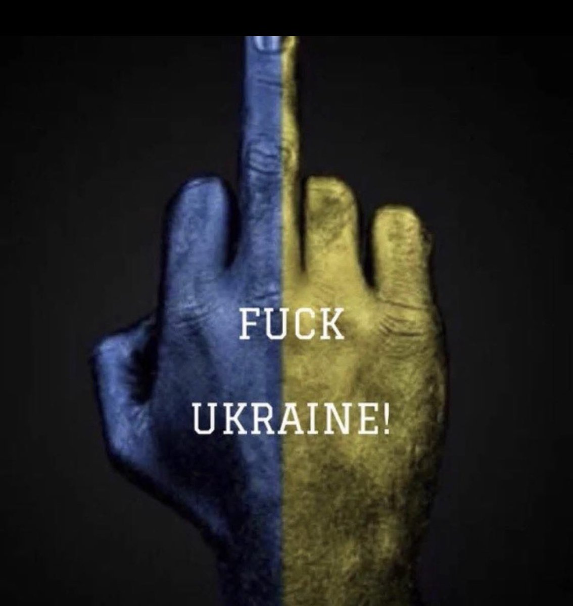 WorldExotic21's tweet photo. FVCK UKRAINE https://t.co/FPtyL8zk4Q