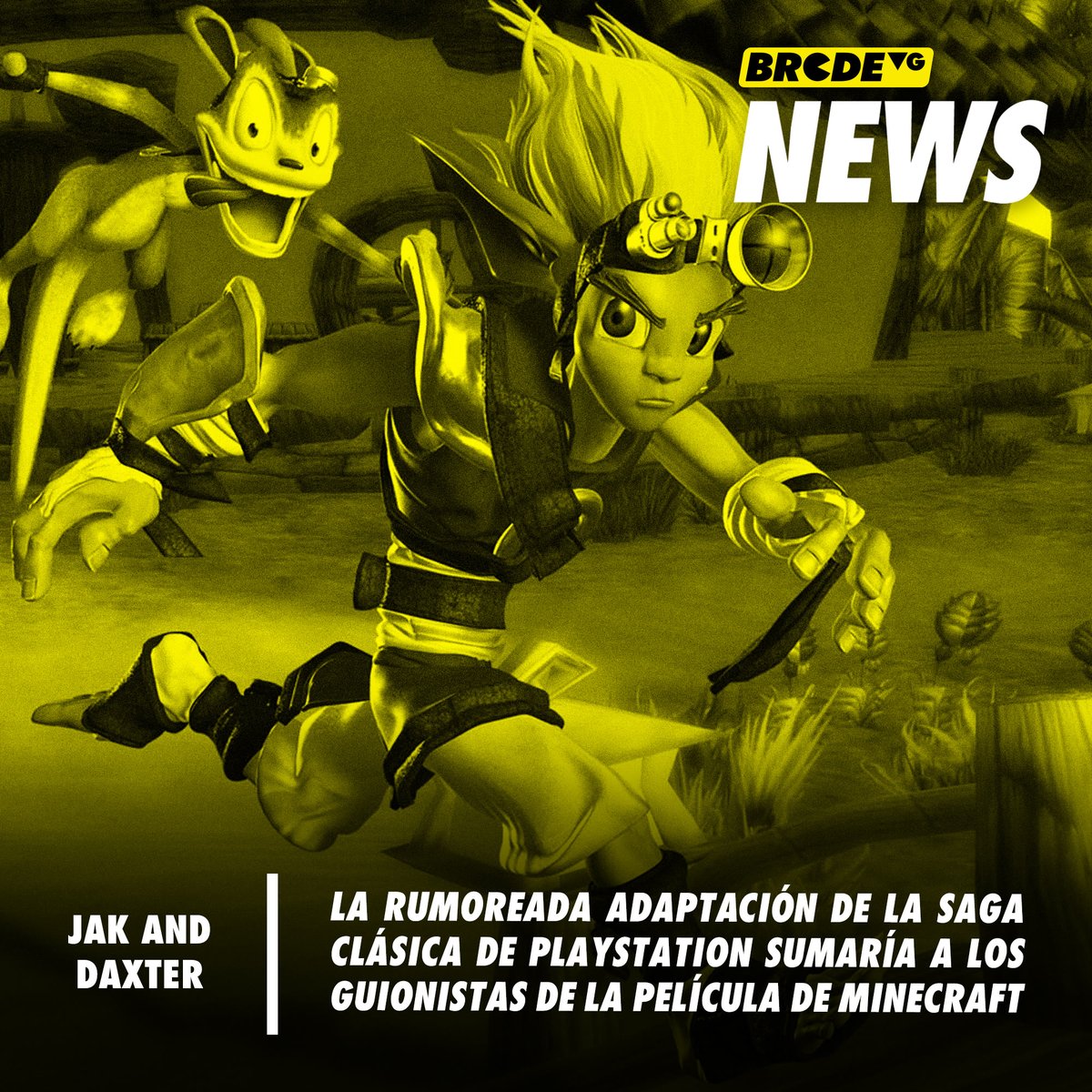 BRCDEvg's tweet photo. 🎥 La supuesta película de Jak and Daxter habría sumado a los guionistas de Una película de Minecraft. Según Insider Gaming, que recoge información atribuida al insider DanielRPK, Gavin James y Neil Widener escribirían el proyecto, mientras que Ruben Fleischer estaría vinculado como posible director.

❗ Por ahora, la película sigue siendo un rumor y Sony no la ha anunciado oficialmente.