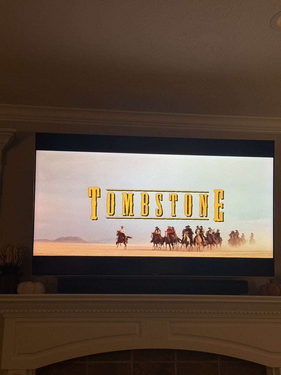 Turner_Ben92's tweet photo. Showing my wife ‘Tombstone’ for the first time. https://t.co/sUReKJCn1q