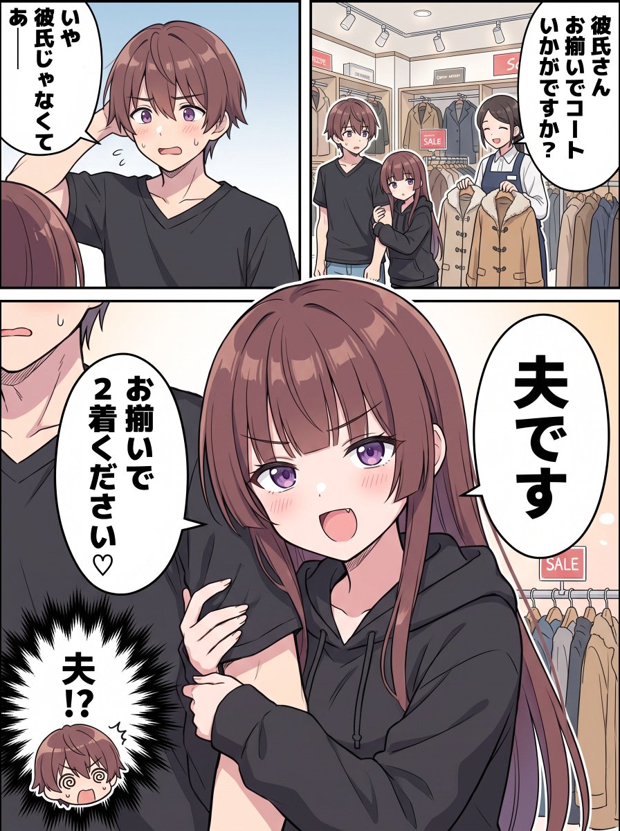 Akumekun_comic's tweet photo. 兄？いいえ、夫です（1/2） https://t.co/MTypuqQ7Vb