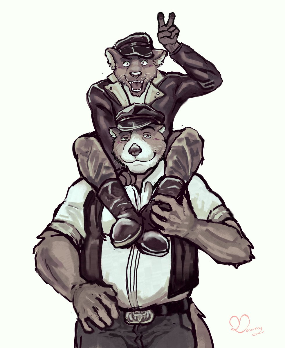 0_Dawn_Break_0's tweet photo. I miss them..</3 #BurrowsVN #Furry #Art https://t.co/t5a6yEfjWg