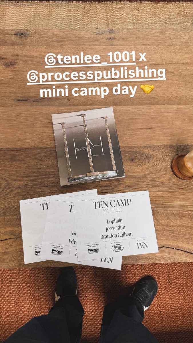 WeizenniesPH's tweet photo. 261012 realyogmoney, Producer, Instagram Update with #TEN 

"TEN x Process Publishing mini camp day🤝"

#텐 #李永钦 #เตนล์ #웨이션브이 #威神V #WAYV @WayV_official @ten_offcl https://t.co/02rMk1VvGm