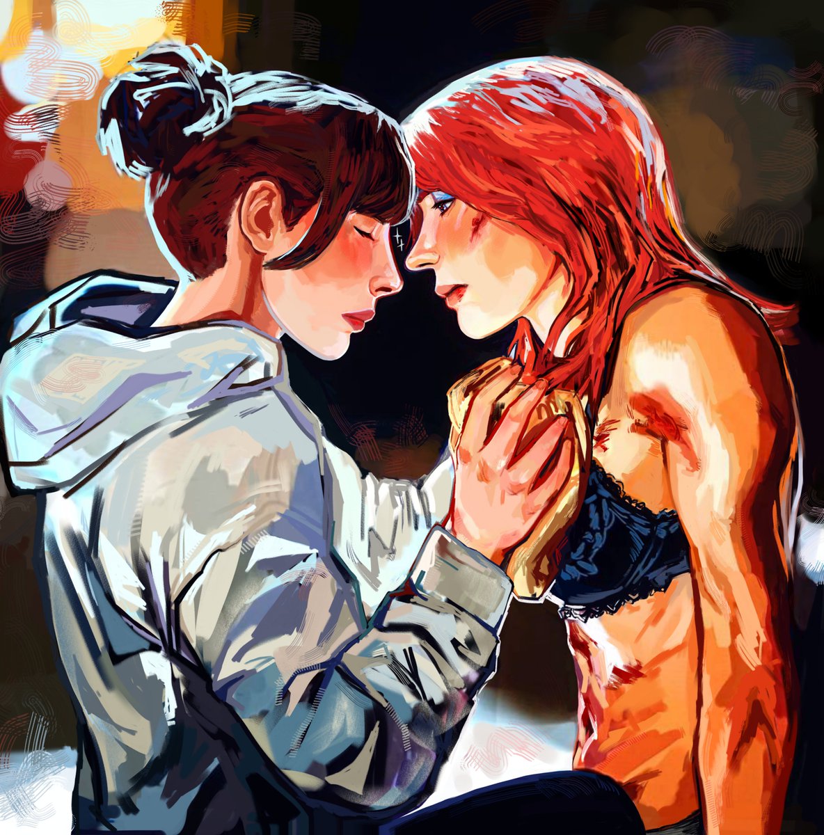 inacioblunt's tweet photo. hi #sachston ( Spider-Woman AU ) https://t.co/GgDVXr2Mg9