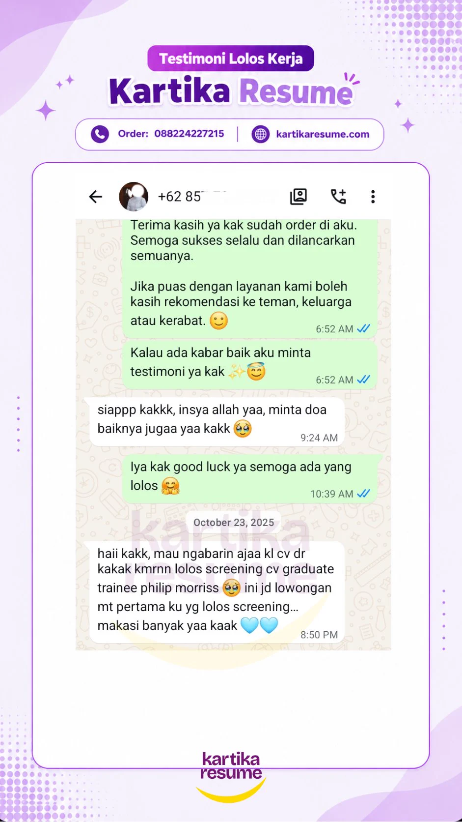 Kartika Resume on X: 
