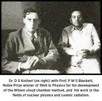 Fintech03's tweet photo. London, September 1930. 

A 24 year old from Udaipur, Daulat Singh Kothari, arrives in England with one dream, to work under Rutherford at the Cavendish. At India House, the British officer in charge of admissions tells him the Cavendish is "totally out of question". He can try Oxford.

He was not a rich man's son. His father, a headmaster, had died in the plague of 1918. 

The Mewar State staked on him anyway, an interest-free loan of Rs 3,500 for England. He would repay every rupee, at Rs 60 a month, after his return.

The next Sunday, Kothari goes to Cambridge with a friend, just to look at the building. 

The Cavendish is open. A lady at the entrance hears the name Rutherford and takes them straight to the library, where Rutherford himself sits, reading a journal.

"Sir! My teacher Professor M.N. Saha had written to you about me. My name is Daulat Singh Kothari."

Rutherford looks up: "Oh, Mr Kothari, I am reading your paper right now. It is very interesting. Have you finished all admission formalities? If not, please complete them soon. My secretary will help you."

And so the boy who was told the Cavendish was out of the question was admitted to the Cavendish.

The President of Clare College, in his report to the High Commissioner for India, wrote that his examiners - Rutherford and Lennard-Jones, "spoke very warmly indeed of the excellent quality and character of his thesis." 

His big idea there, pressure ionization, said matter squeezed hard enough ionizes even at absolute zero. 

Eddington later wrote: "I think the first man to state this explicitly was D.S. Kothari."

Then the payoff....

In 1948, the man the India House office had turned away became Scientific Adviser to the Defence Minister of a free India and stayed 13 years. 

He built the Defence Science Organisation, 40 senior scientists in a hutment, into the science base that is today's DRDO. 

In 1961 he became UGC chairman. His Education Commission's 1966 report opened with the line every Indian student now inherits: "The destiny of India is now being shaped in her classrooms."

One more thing. The same office gave the same answer to S. Chandrasekhar. The two rejected students met at Cambridge and stayed friends for life.

P.S. "Pressure ionization" - squeeze matter hard enough and its atoms ionize even without heat. One consequence Kothari worked out: no cold body can be larger than about Jupiter. Beyond that, adding mass only shrinks it.

Sources: INSA Biographical Memoir, Vol 21, Defence Science Journal profile (1994)

Photo: A young D.S. Kothari (right) with P.M.S. Blackett - his Cavendish contemporary, 1948 Nobel laureate in Physics, later invited to advise India on defence science.