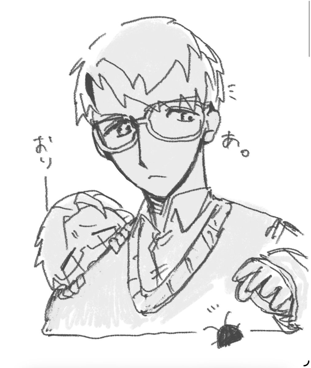 Yomo0813's tweet photo. らくがきんちょ https://t.co/o0uyGWUVyg