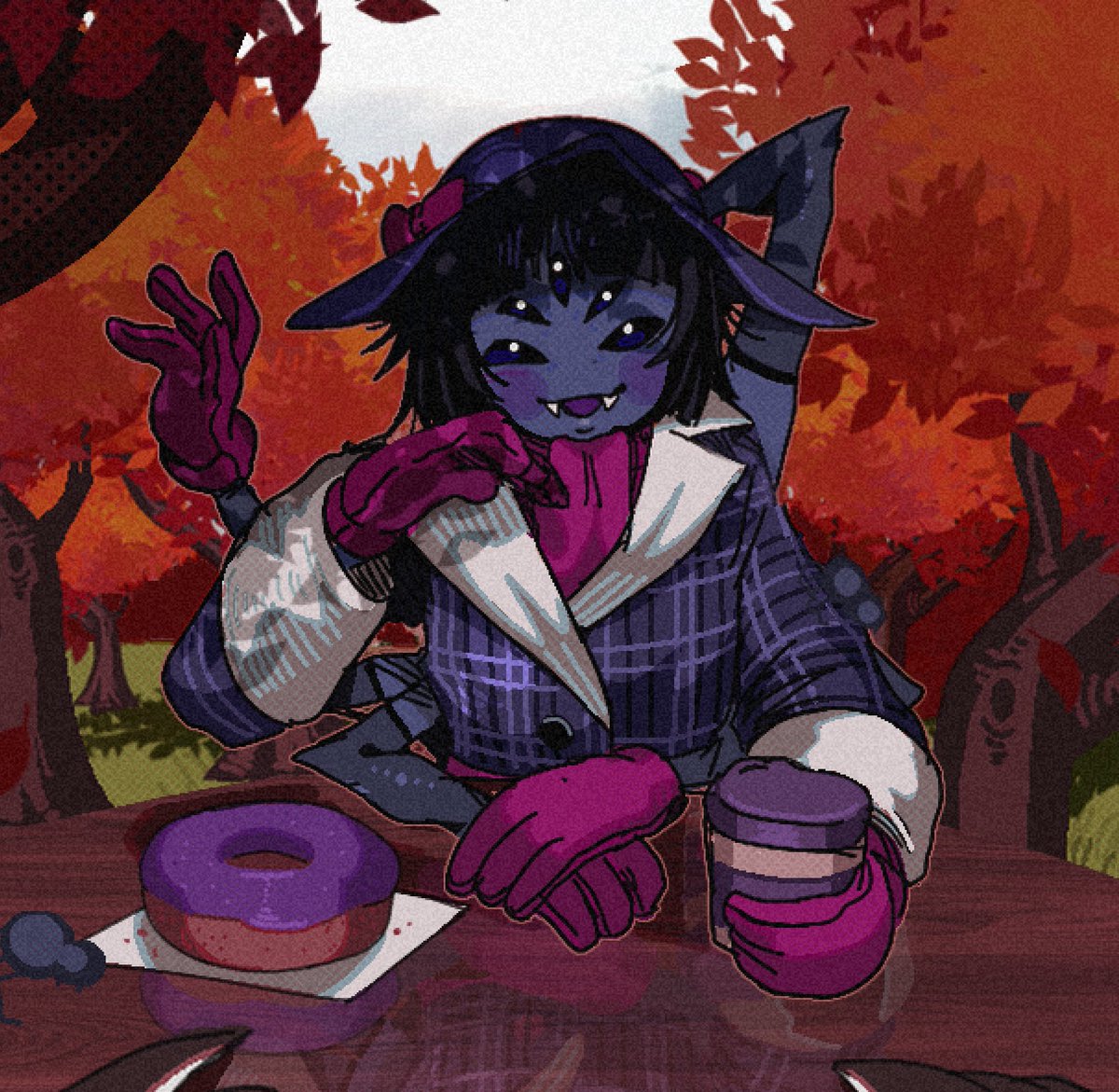 Bendedede's tweet photo. muffet doodle https://t.co/AH3szmPbPG