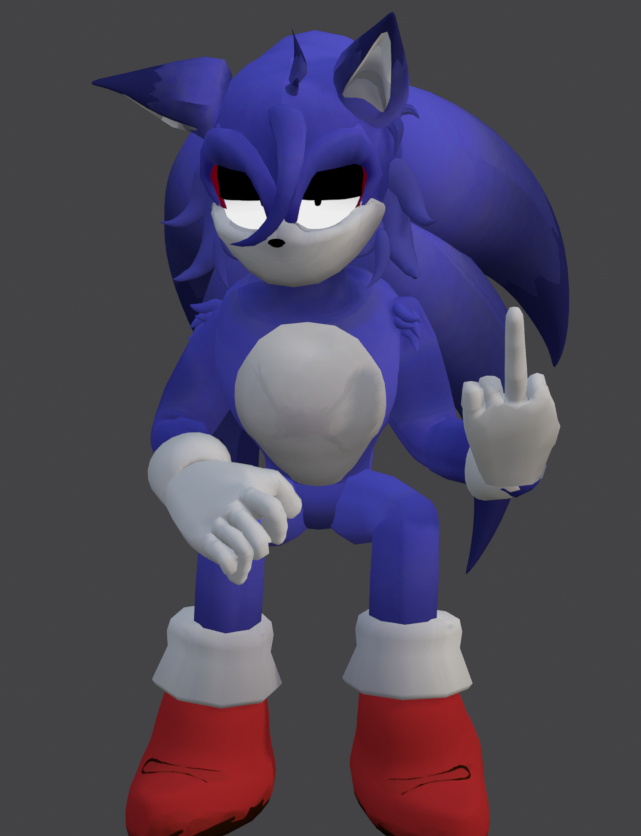 Cozybytes_'s tweet photo. so i lwwkkk realized i never finished this model and i felt really bad so i fixed him up and finished him
design @wooodoodle 
#theycalledmesonic #execommunity https://t.co/6e8fXxROui