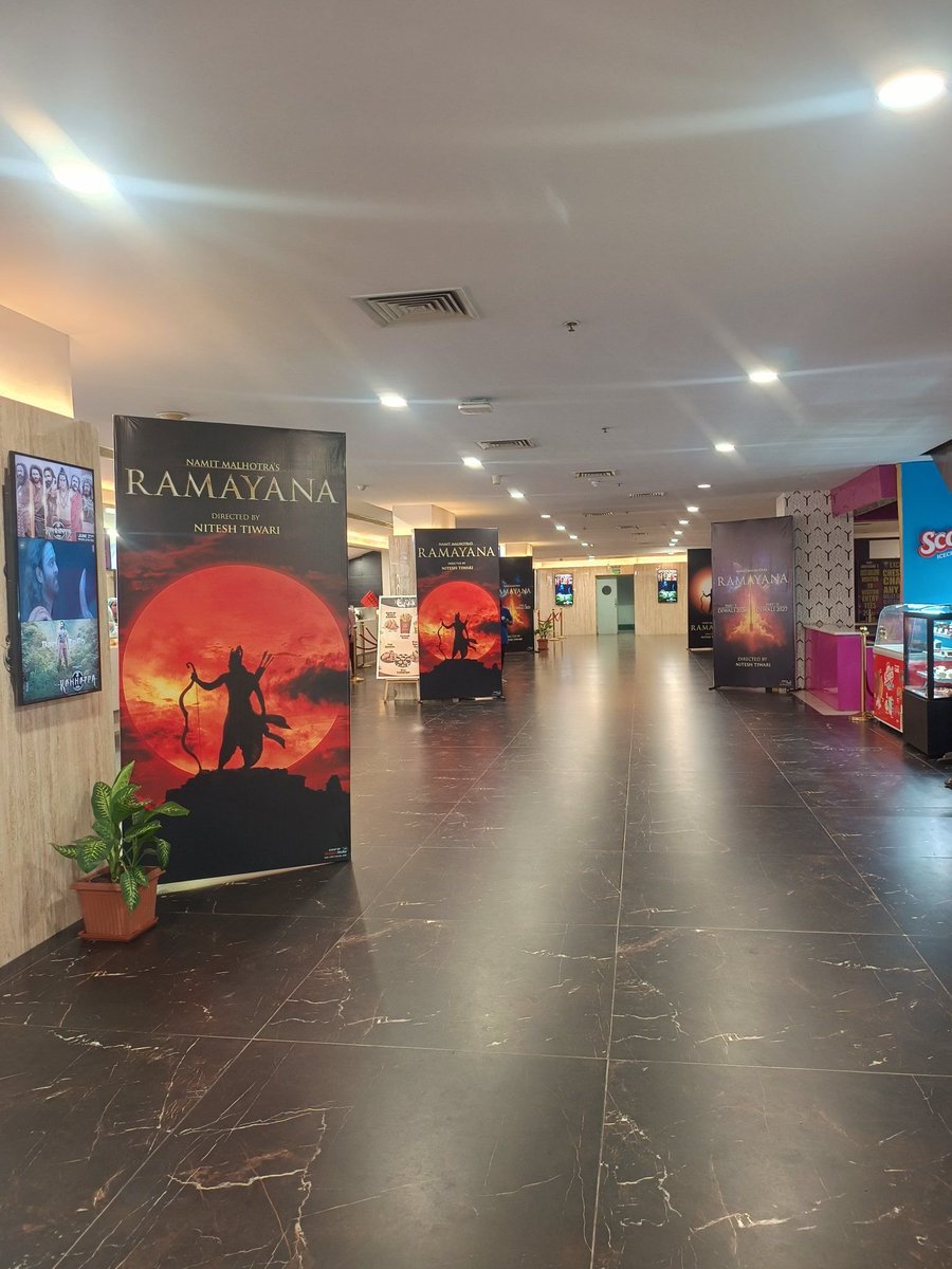 Rk_is_unique's tweet photo. Ramayana team released all shitty posters. But not this gold 👇Great marketing 😏 https://t.co/DuhS67W5wl