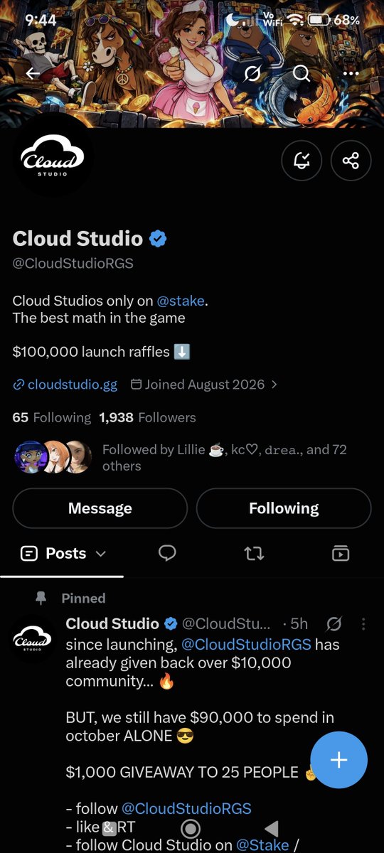defxptyy's tweet photo. @CloudStudioRGS @Stake @StakeUsa Let's goooooo!

Stake: Arlenefd https://t.co/CnxnOSJBRl