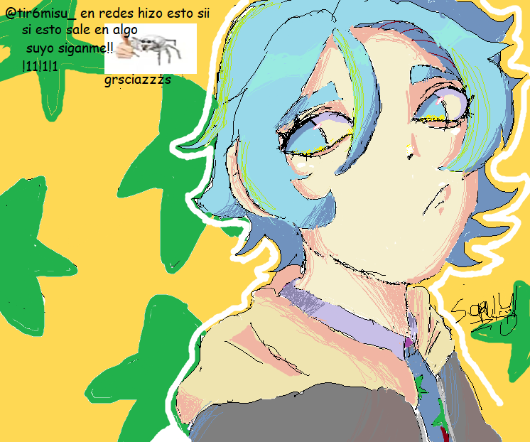 tir6misu_'s tweet photo. @aldoxitoo dibujo q hice en paint hola aldoxito t kiero sii #aldoxito #fanart https://t.co/uJdaZnHMnF