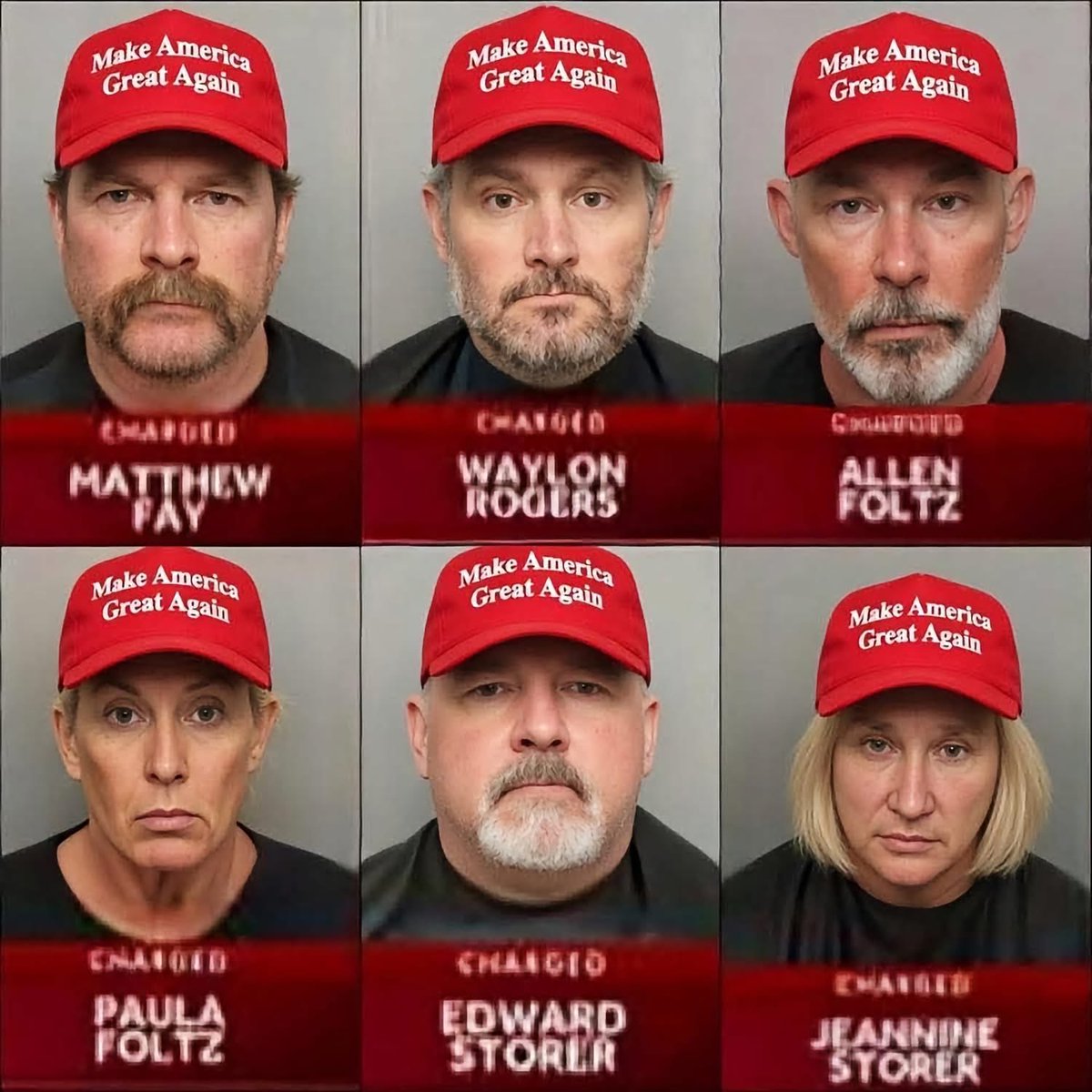 KevinKevins4's tweet photo. Six more maga arrested for a pedophile ring, two of them are former police, one a firefighter and one worked for the City!!! https://t.co/EmYm9t3j6h
