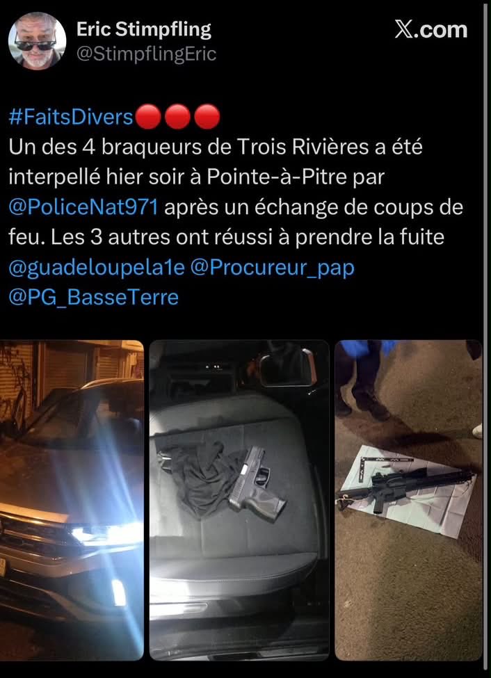 WAntillaise's tweet photo. 🚨 D’OÙ SORTENT TOUTES CES ARMES ?!
Comment est-il possible que de telles armes circulent aussi librement ? Qui les fournit ? Comment arrivent-elles entre les mains de ces individus ? À quel moment a-t-on laissé la situation devenir aussi inquiétante ? Il serait peut-être temps d’obtenir de vraies réponses avant de compter de nouvelles victimes !
